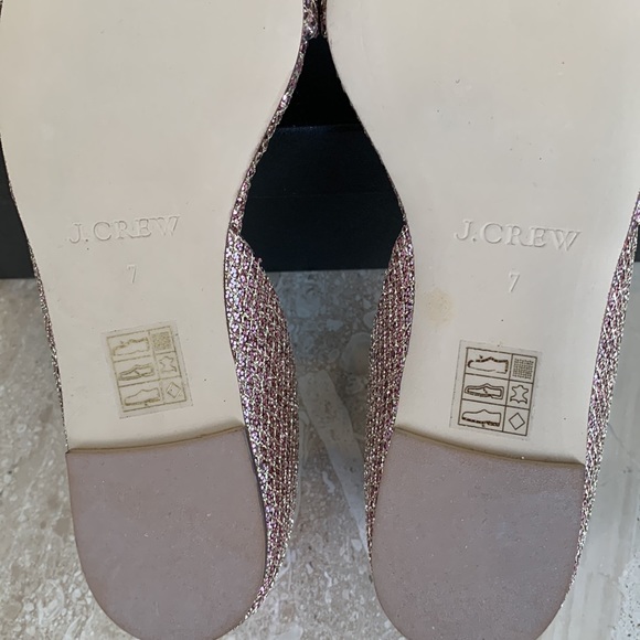 Sloan Mermaid Glitter D’Orsay Flats-RARE NWT - Picture 9 of 9
